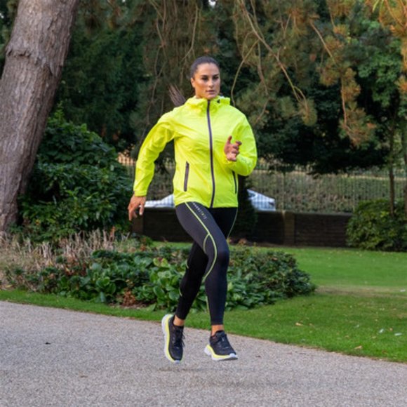 HIGHER STATE REFLECTIVE ULTRALITE WATERPROOF WOMEN'S RUNNING JACKET - Picture 2 of 2